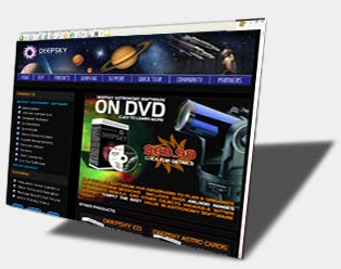 Deepsky Astronomy Web Site Design