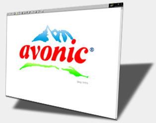Flash website designed for: Avonic Waters