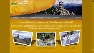 Mountain Pursuits website redesign
