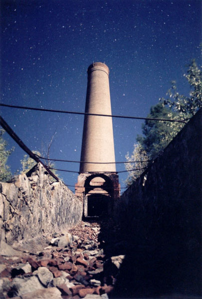 Iron Smelter with stars trailing slightly