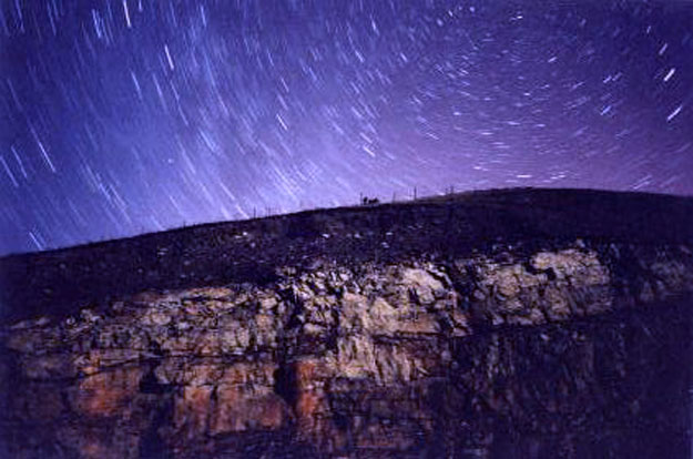 Star trails for becky