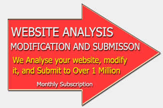 Monthly subscription to our special enhancement program.  We will analyse your site, modify it, suggest content and submit to over 1 million search engines and indexes